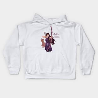 Artemis, Goddess of Lesbians Kids Hoodie